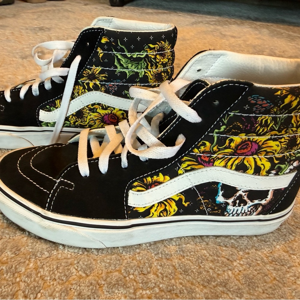 Vans Black Interior Size Tag - US Men 7 / US Women 8.5